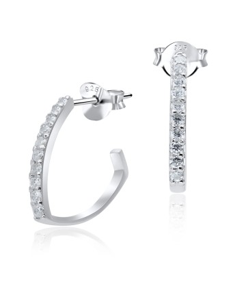 Fashion Ear Stud With CZ Crystal STS-3223